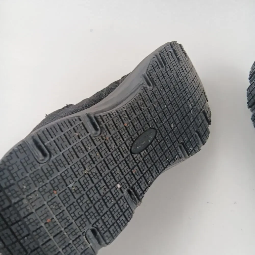 Skechers Arch Fit Slip Resistant Shoes Mens Size 13 Black Work 200232